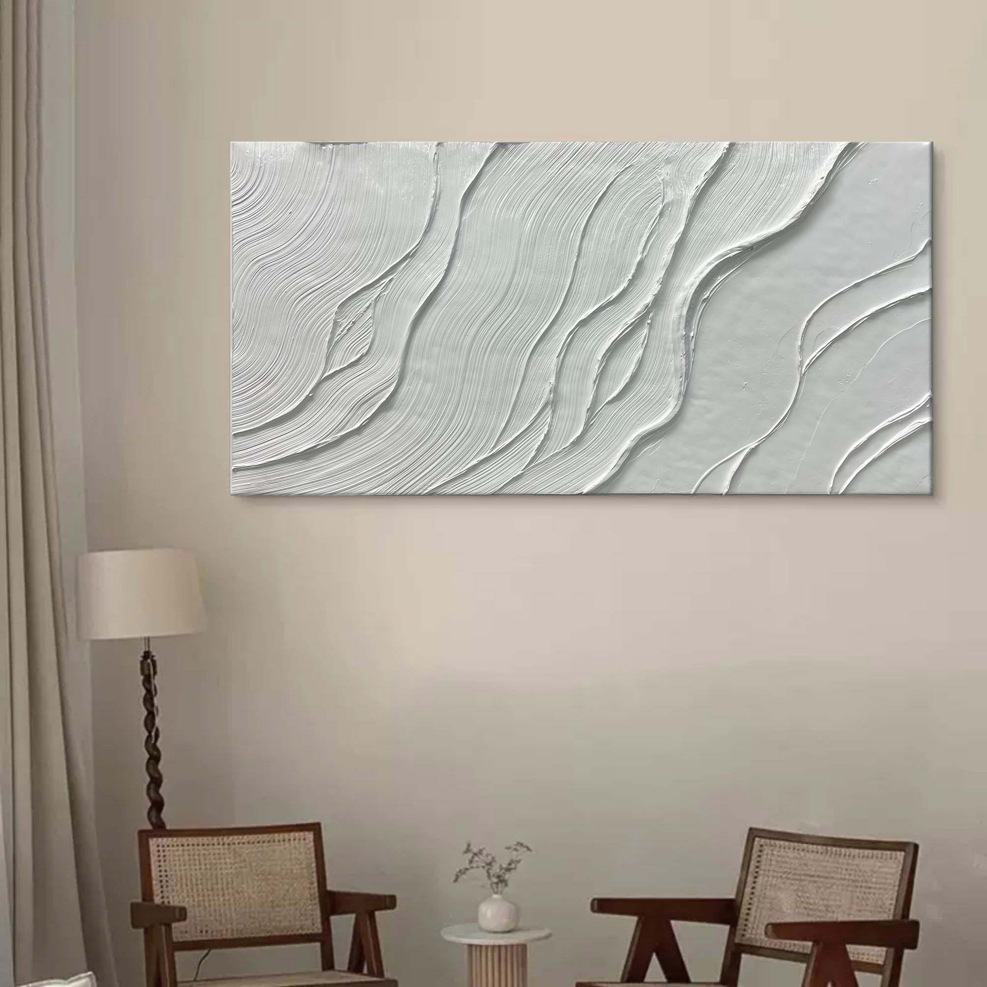 Plaster Art Texture Painting SG195 - Neutralighting