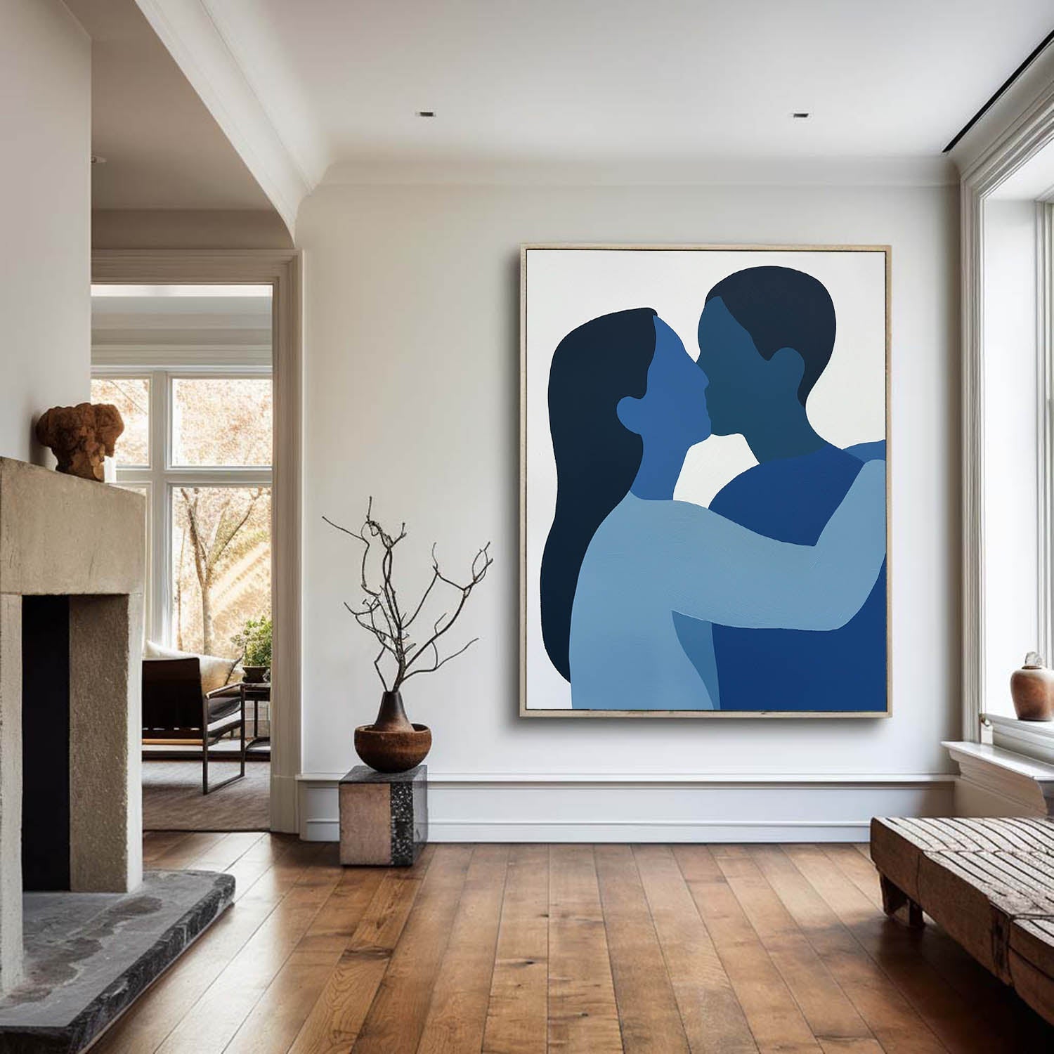Blue Hour Intimacy Figurative Art