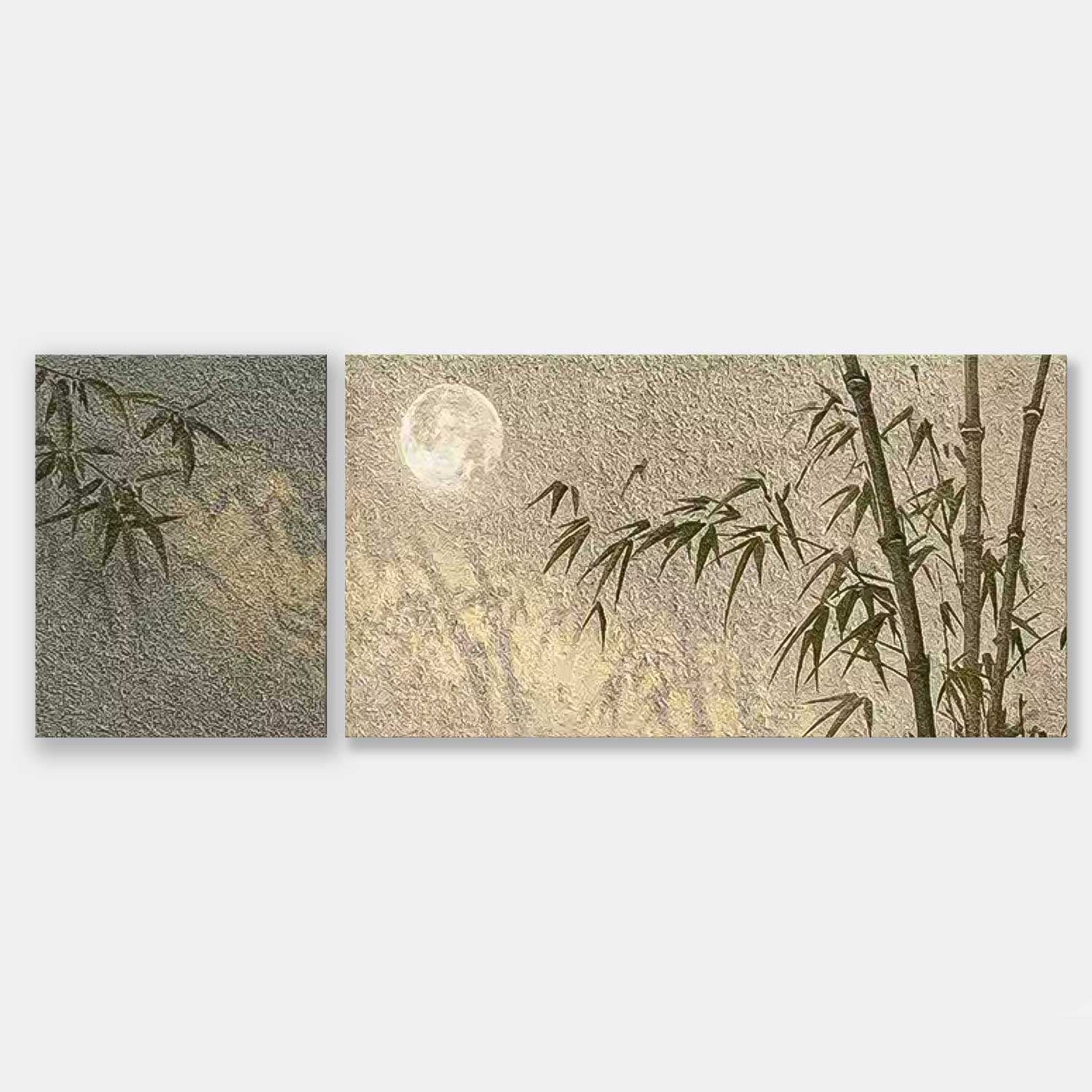 Wall Art Zen Abstract Sage Green Minimalist