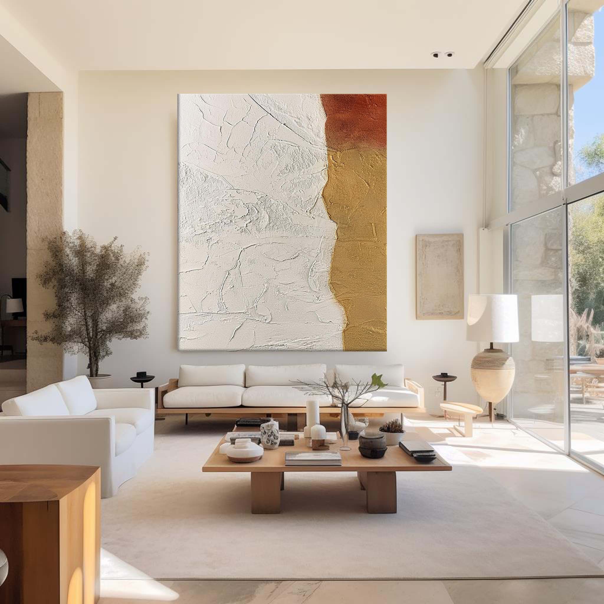 Ochre Edge Mineral Painting
