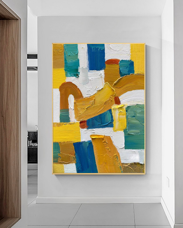 Abstract Canvas Art AB034 - Neutralighting