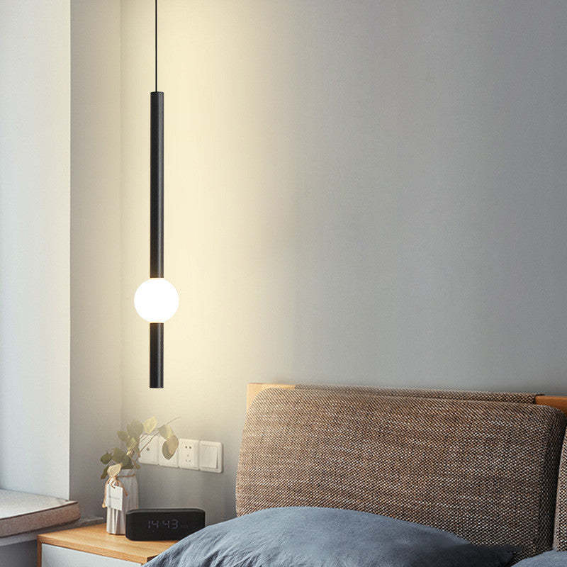 Arisha Minimalist Linear Globe Glass Pendant Light, Bedroom - Neutralighting