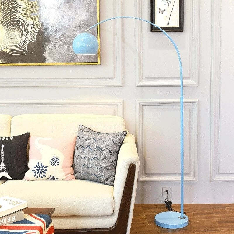 Mira Macaron Modern Fishing Arc Floor Lamp - Neutralighting
