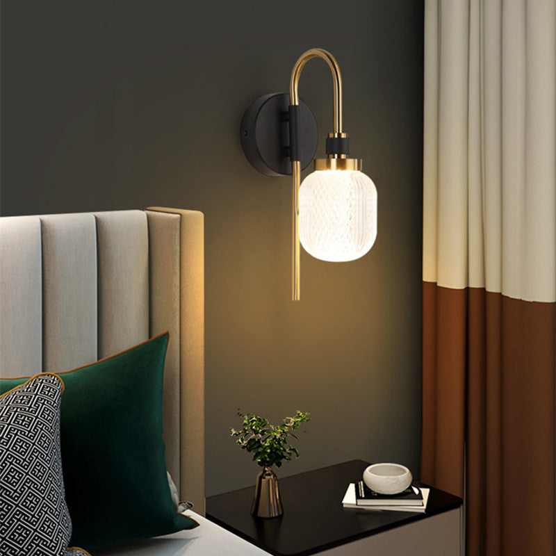 Ardo Modern Metal/Acrylic Wall Lamp, 2 Style