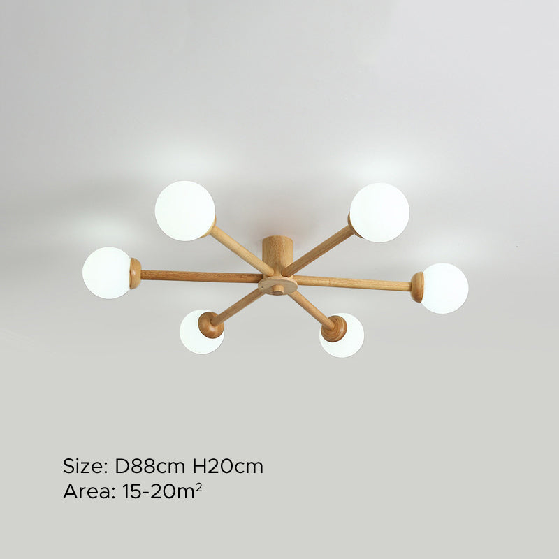 Muto Ceiling Light, Dimmable 6/8 Head - Neutralighting