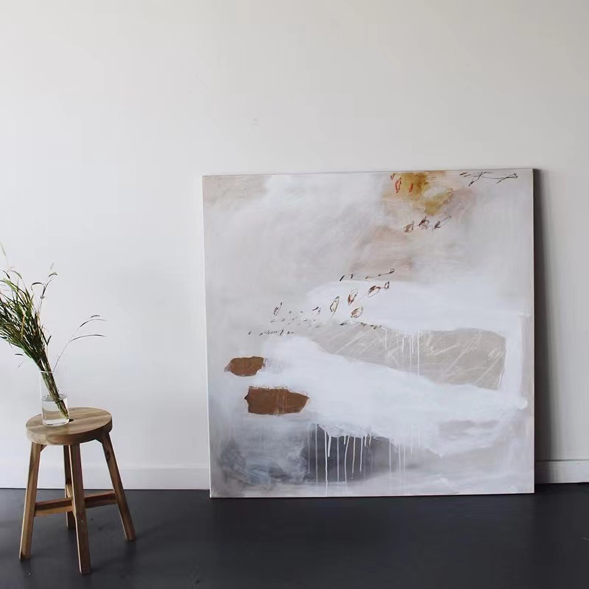 Wall Art Abstract Neutral Painting