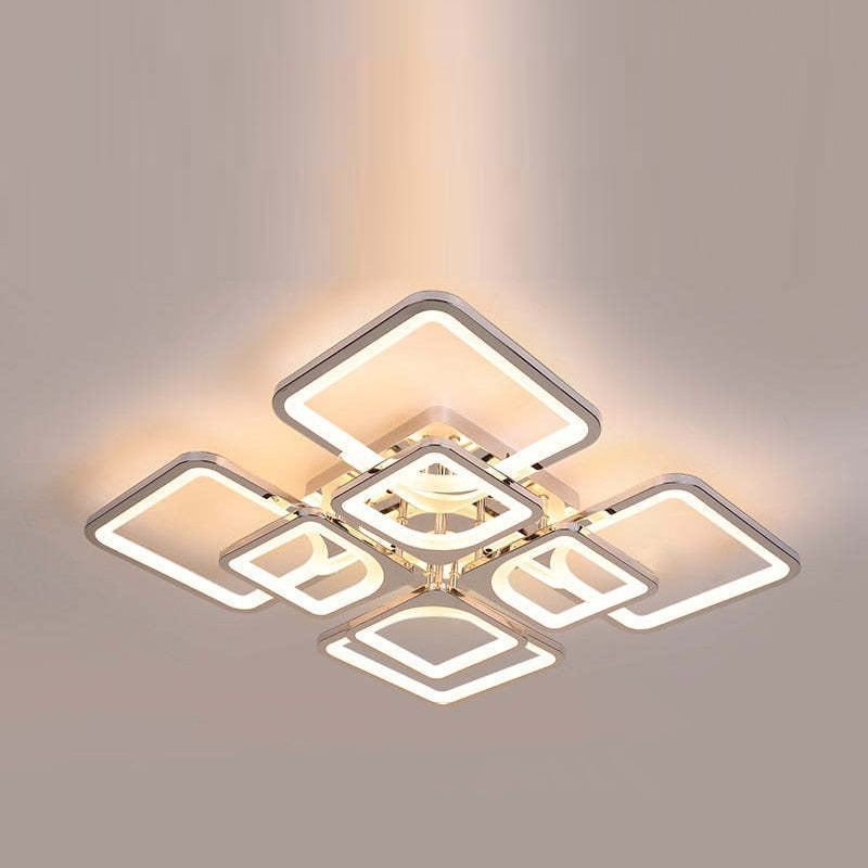 Arisha Modern Square Flush Mount Ceiling Light - Neutralighting