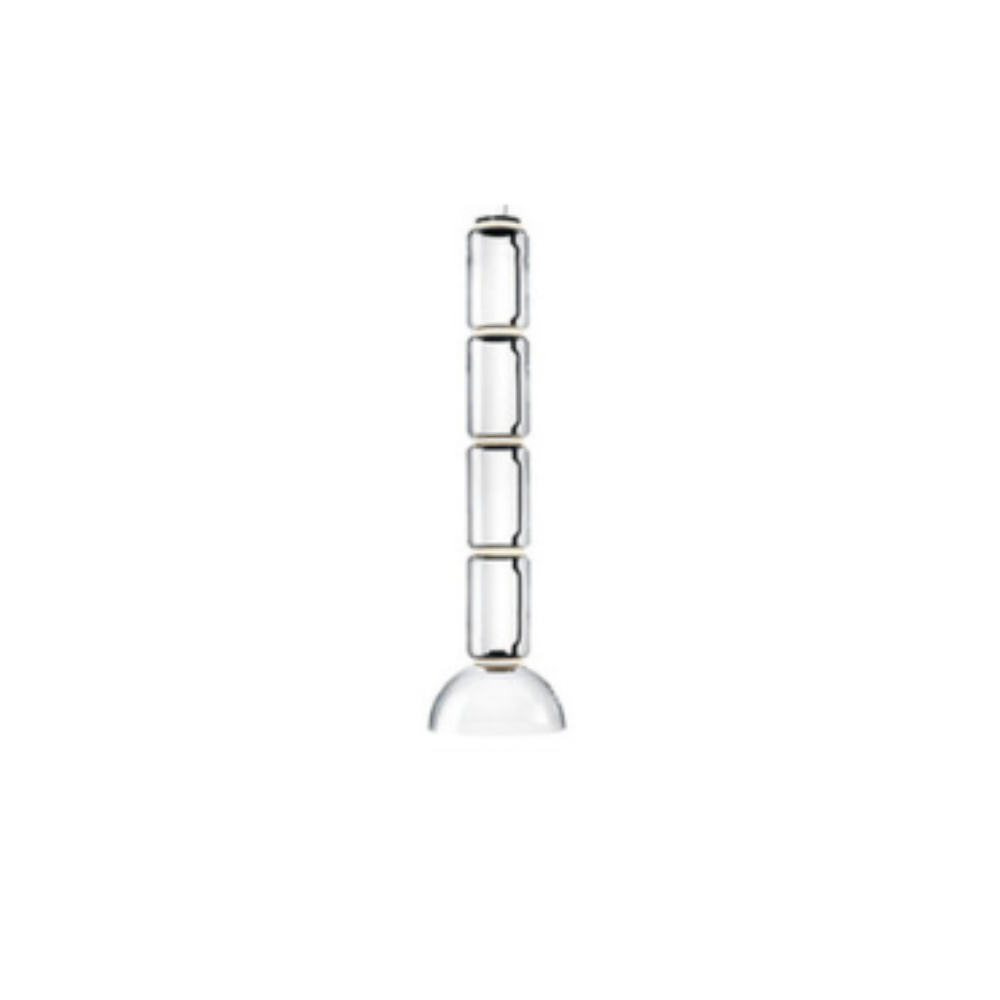 Valentina Minimalist Combination Glass Pendant Light, Clear - Neutralighting
