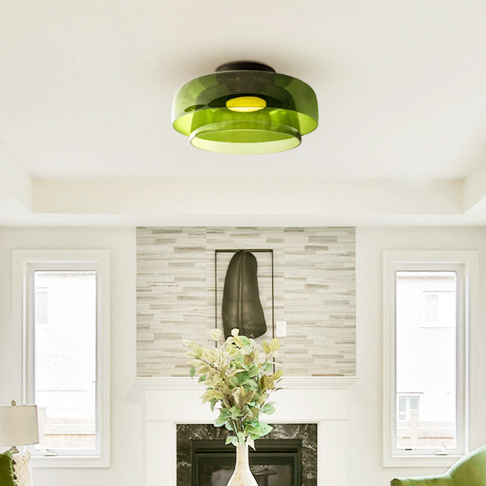 Aria Modern Simple Creative Glass Flush Mount Ceiling Light - Neutralighting