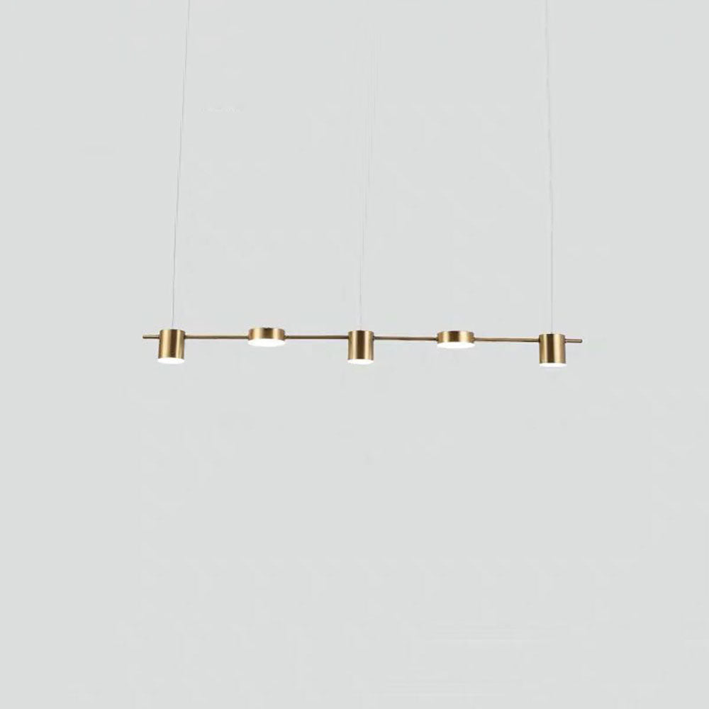 Arisha Minimalist Multi Metal Pendant Light, Black/Gold - Neutralighting