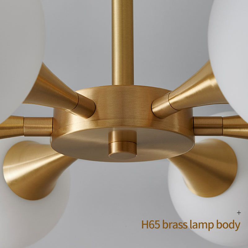 Valentina Contemporary Flush Mount Ceiling Light, Glass Bubble - Neutralighting