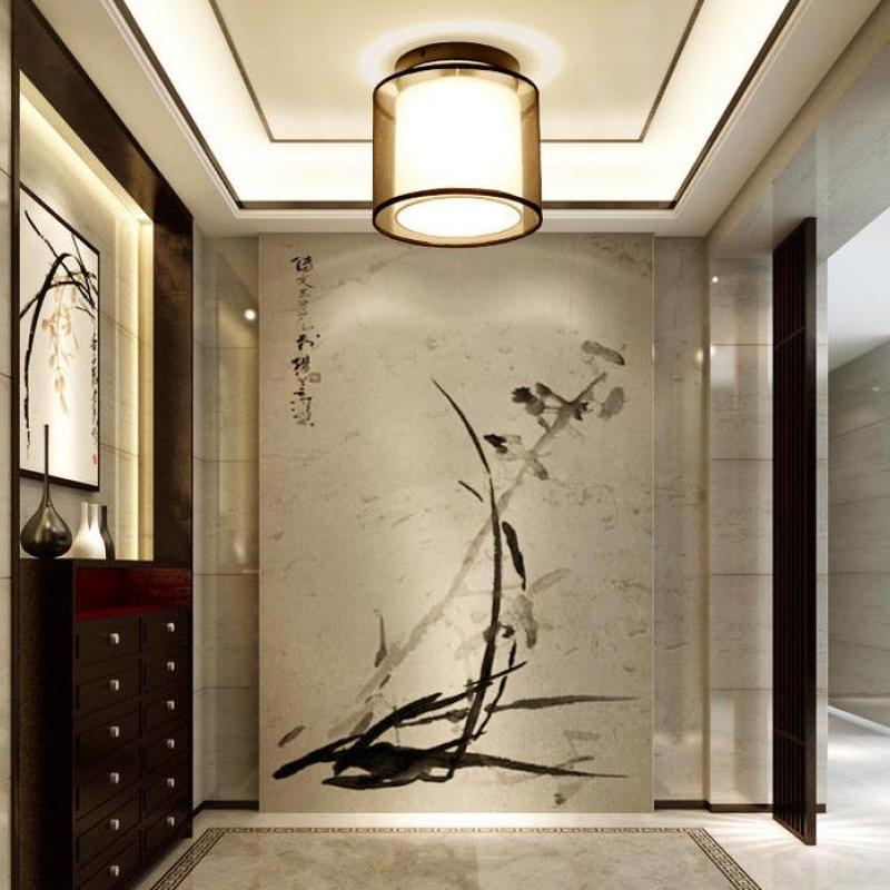 Arisha Modern Metal & Fabric Flush Mount Ceiling Light, 2 Style - Neutralighting