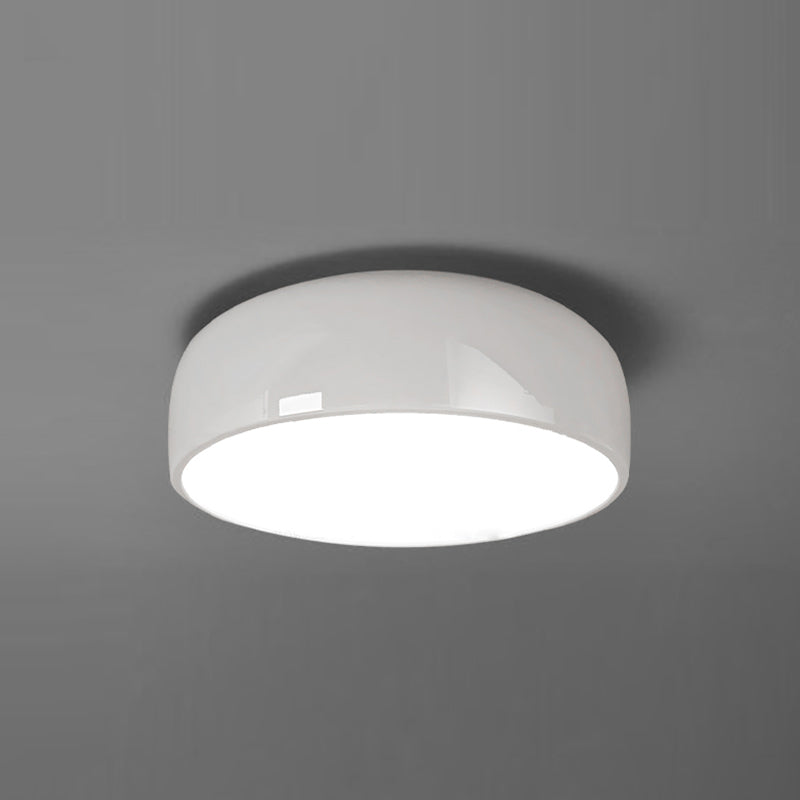 Arisha Modern Dish Shaped Metal Ceiling Light, Black/White - Neutralighting