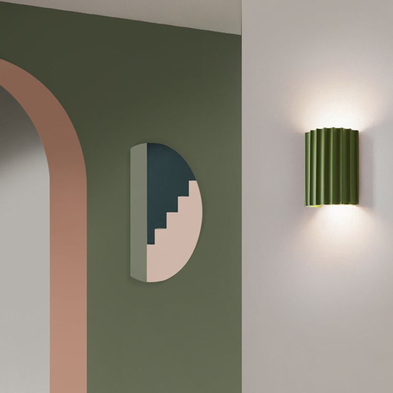 Cora Semi-cylindrical Resin Wall Lamp - Neutralighting
