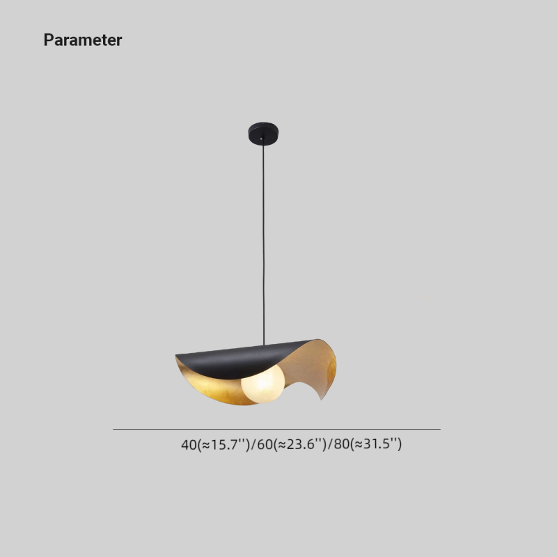 Arisha Modern Nordic Minimalist Metal/Marble Pendant Light, Black - Neutralighting