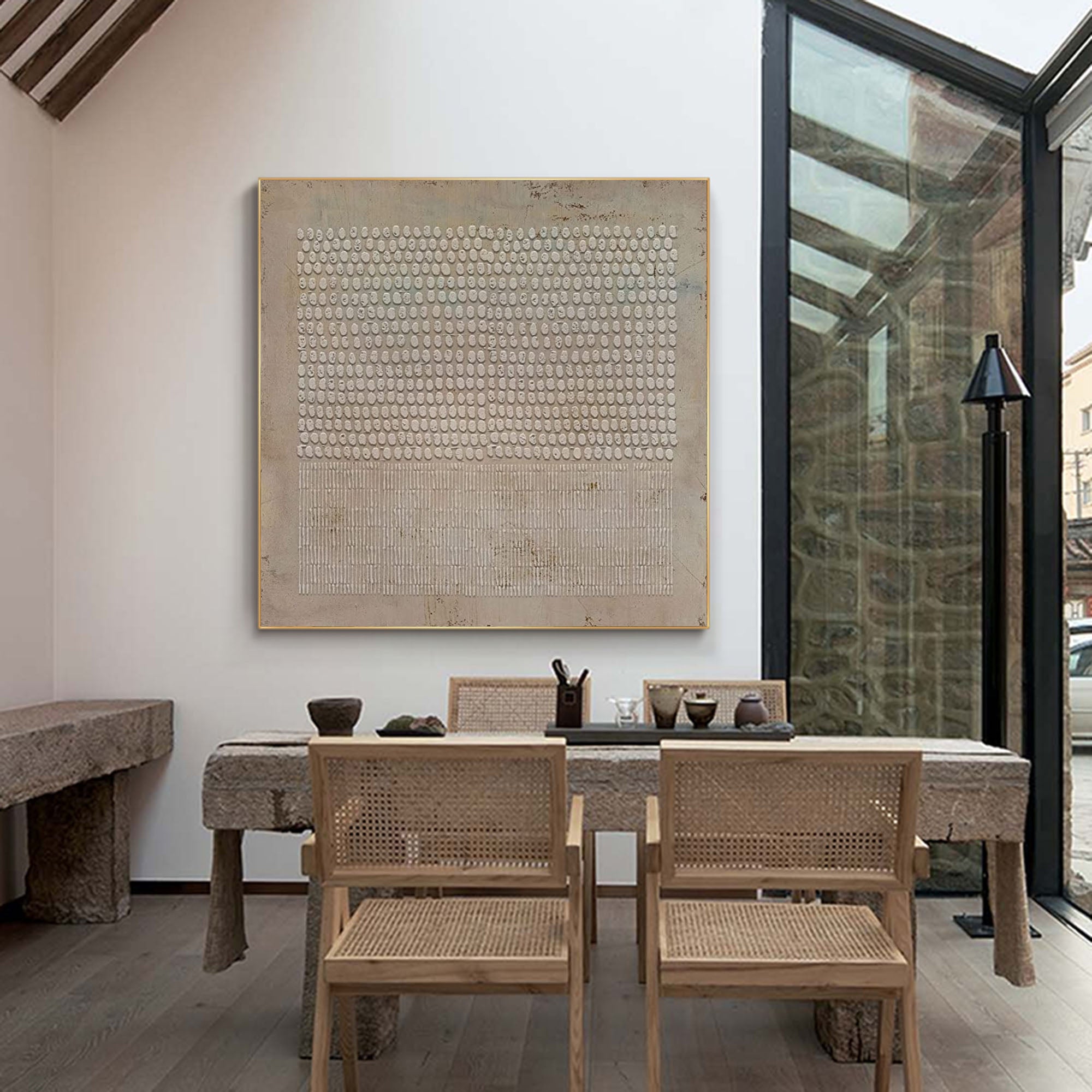 Wabi-Sabi Wall Art #TX011 - Neutralighting