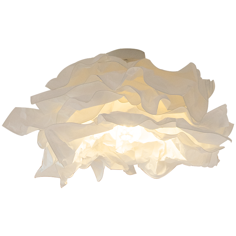 Ritta Flush Mount Ceiling Light Design Flower Natural Paper - Neutralighting
