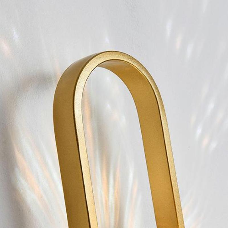 Valentina Modern Globe Bedside Wall Lamp Mount for Bedroom & Reading Room, Gold/Black - Neutralighting