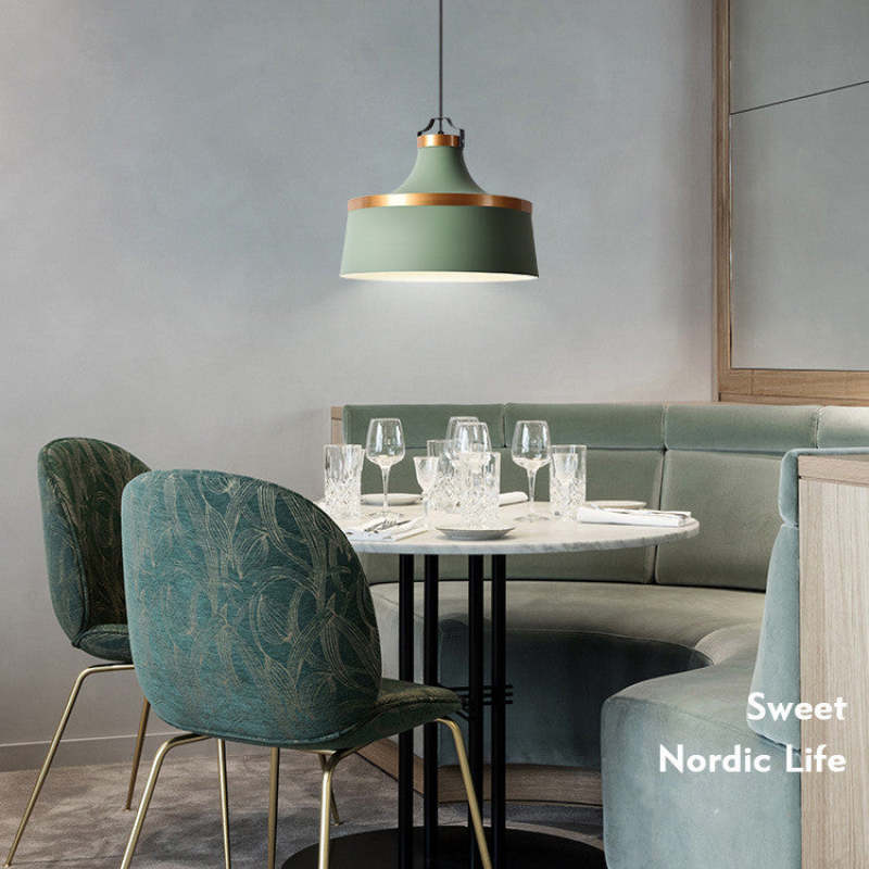 Valentina Modern Colorful Single Pendant Light, Metal Shade - Neutralighting