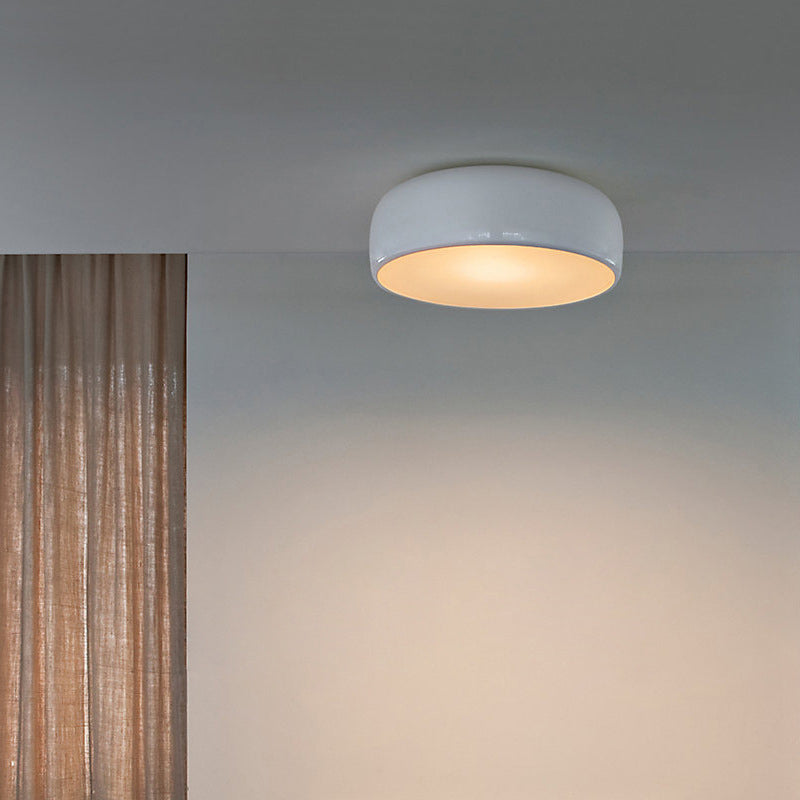 Arisha Modern Dish Shaped Metal Ceiling Light, Black/White - Neutralighting