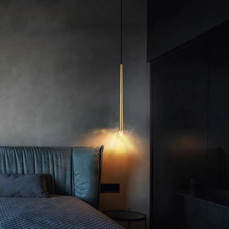 Arisha Pendant Light Linear Modern, Gold, Living Rooms - Neutralighting