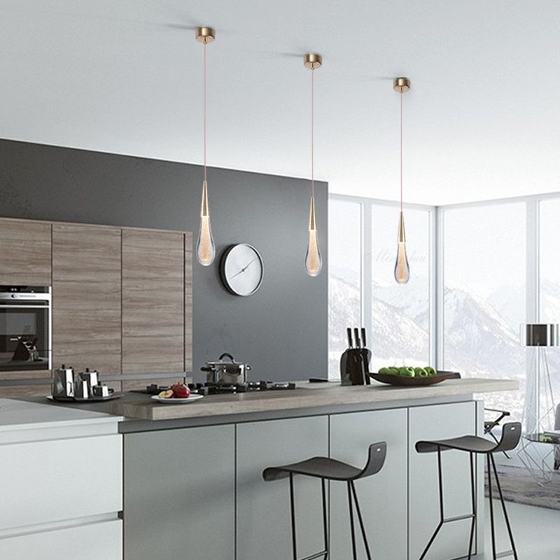 Teardrop Gold Pendant Light - Neutralighting