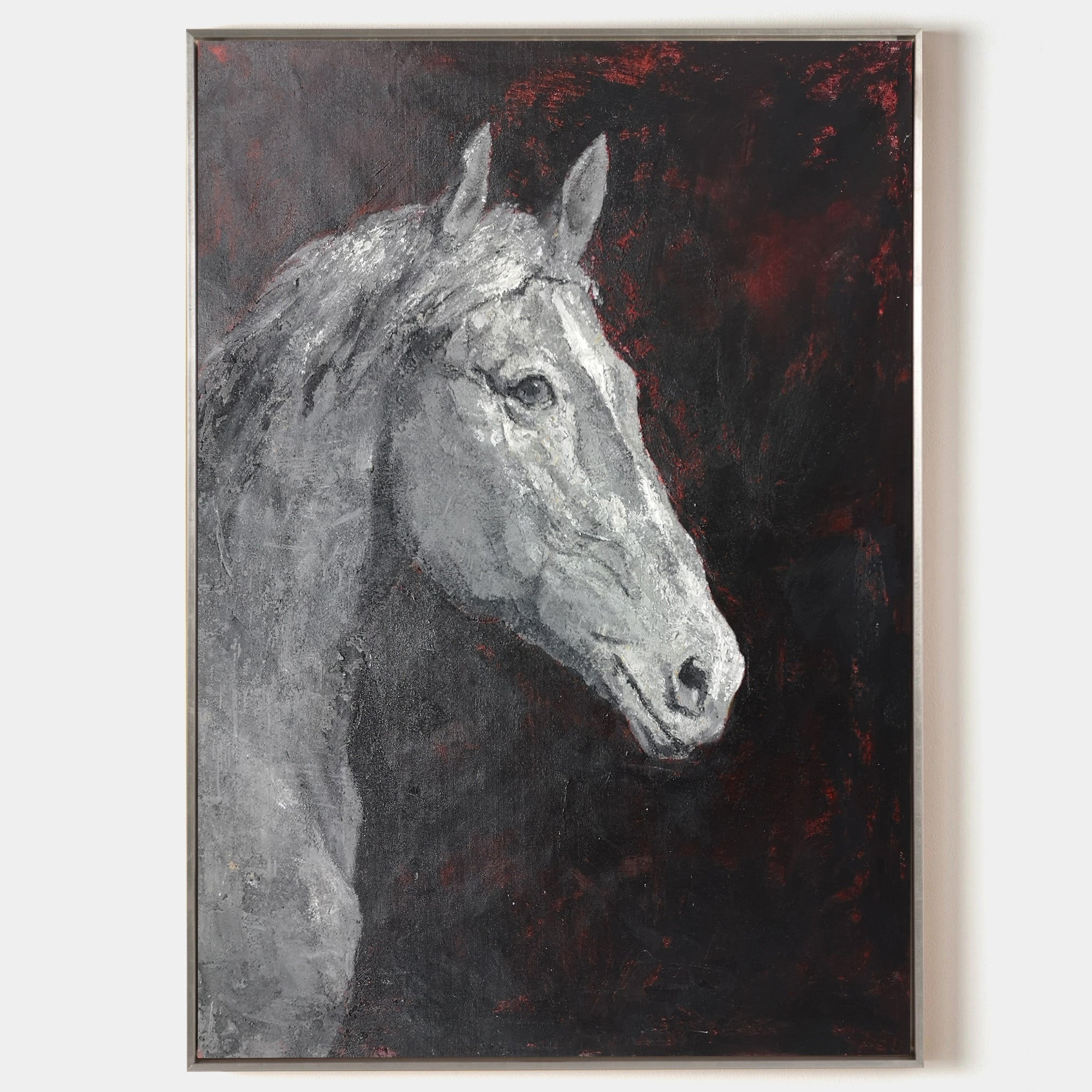 Modern Horse Portrait Art ANH28 - Neutralighting