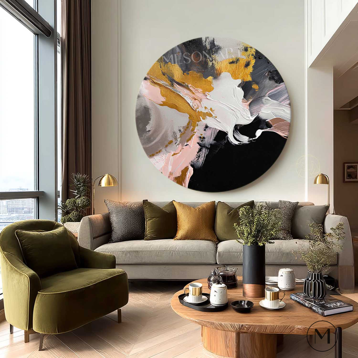 Wall Art Expressionist American Football Player