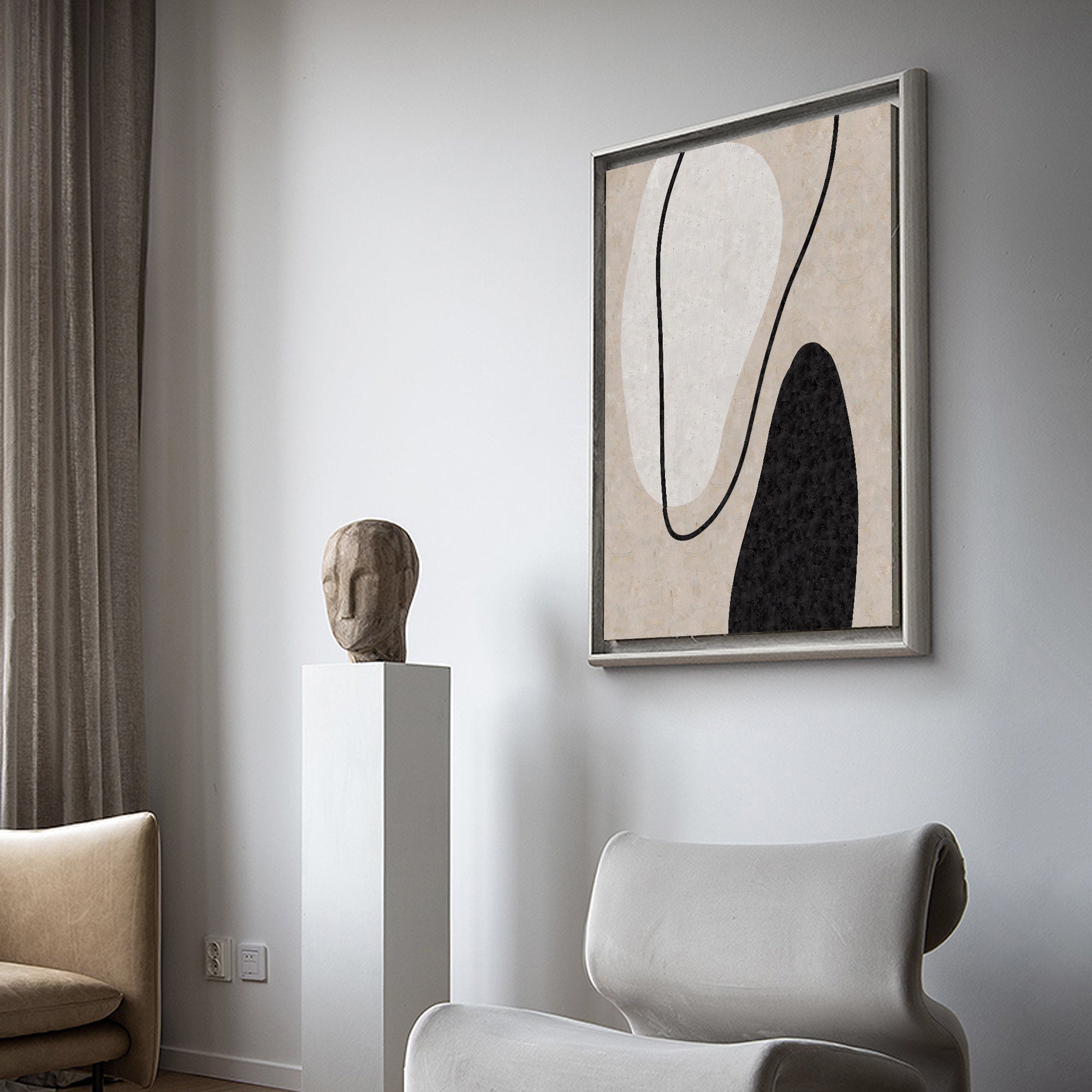 Minimalist Painting On Canvas