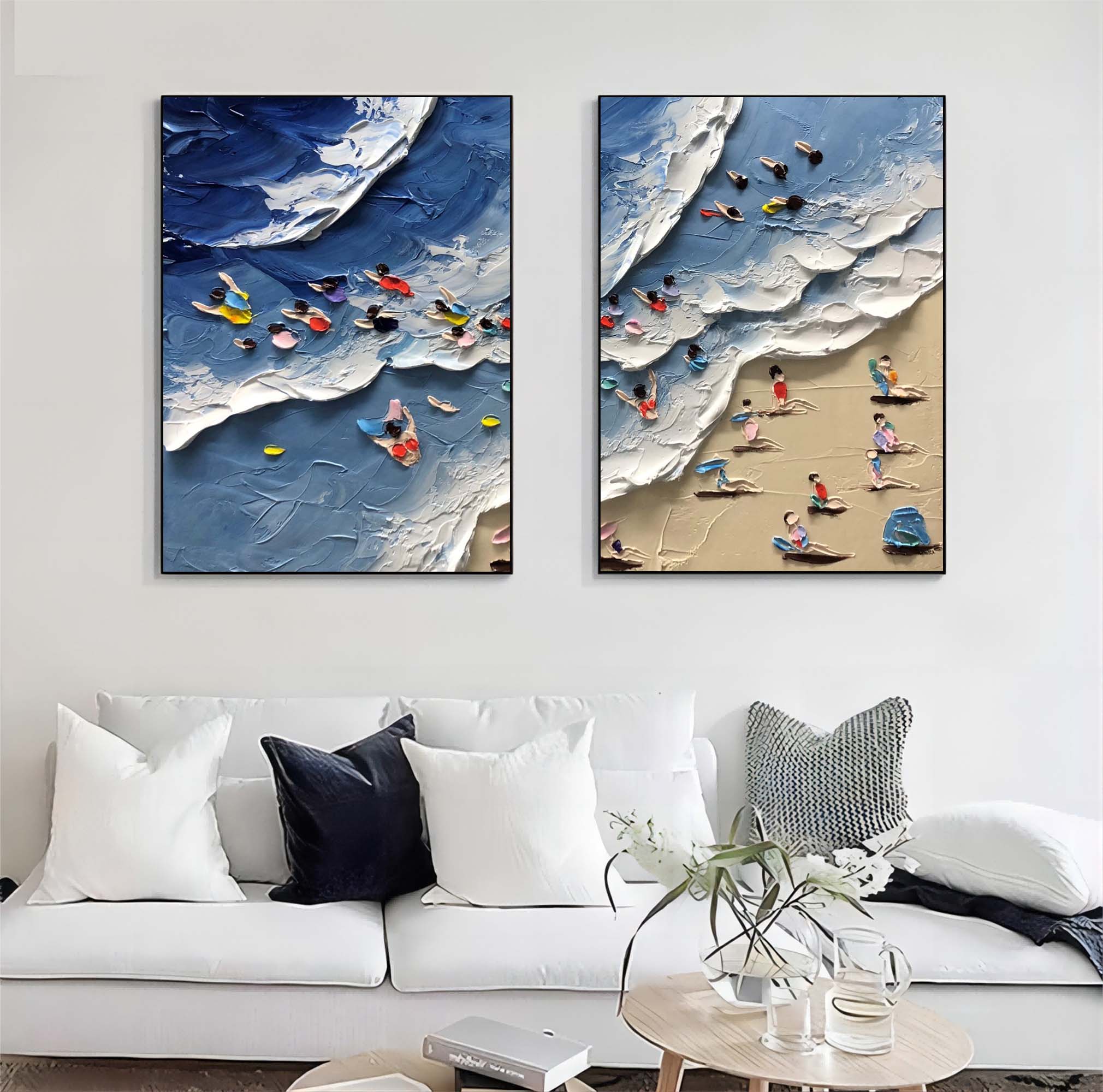 Abstract Painting Set Of 2 SP126 - Neutralighting