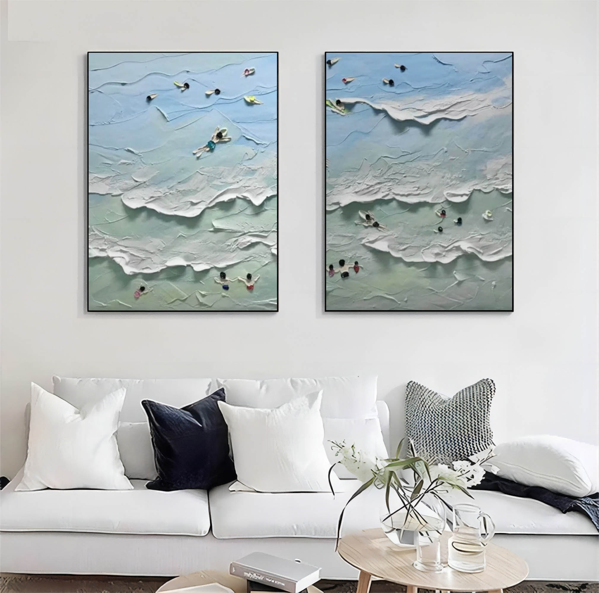 Abstract Painting Set Of 2 SP127 - Neutralighting
