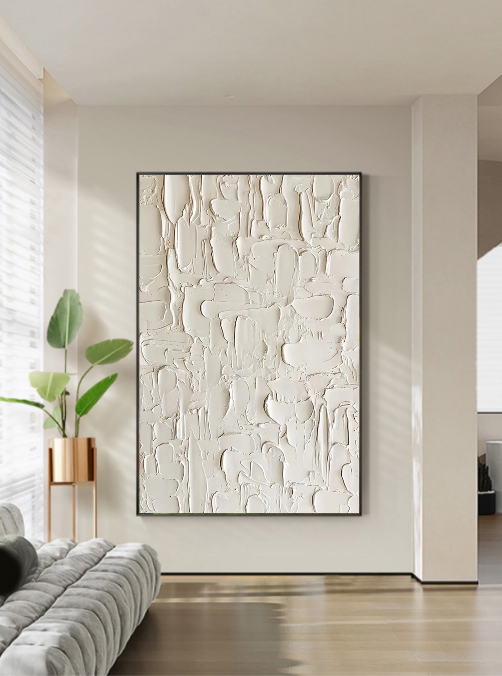 Plaster Art Texture Painting SG166 - Neutralighting