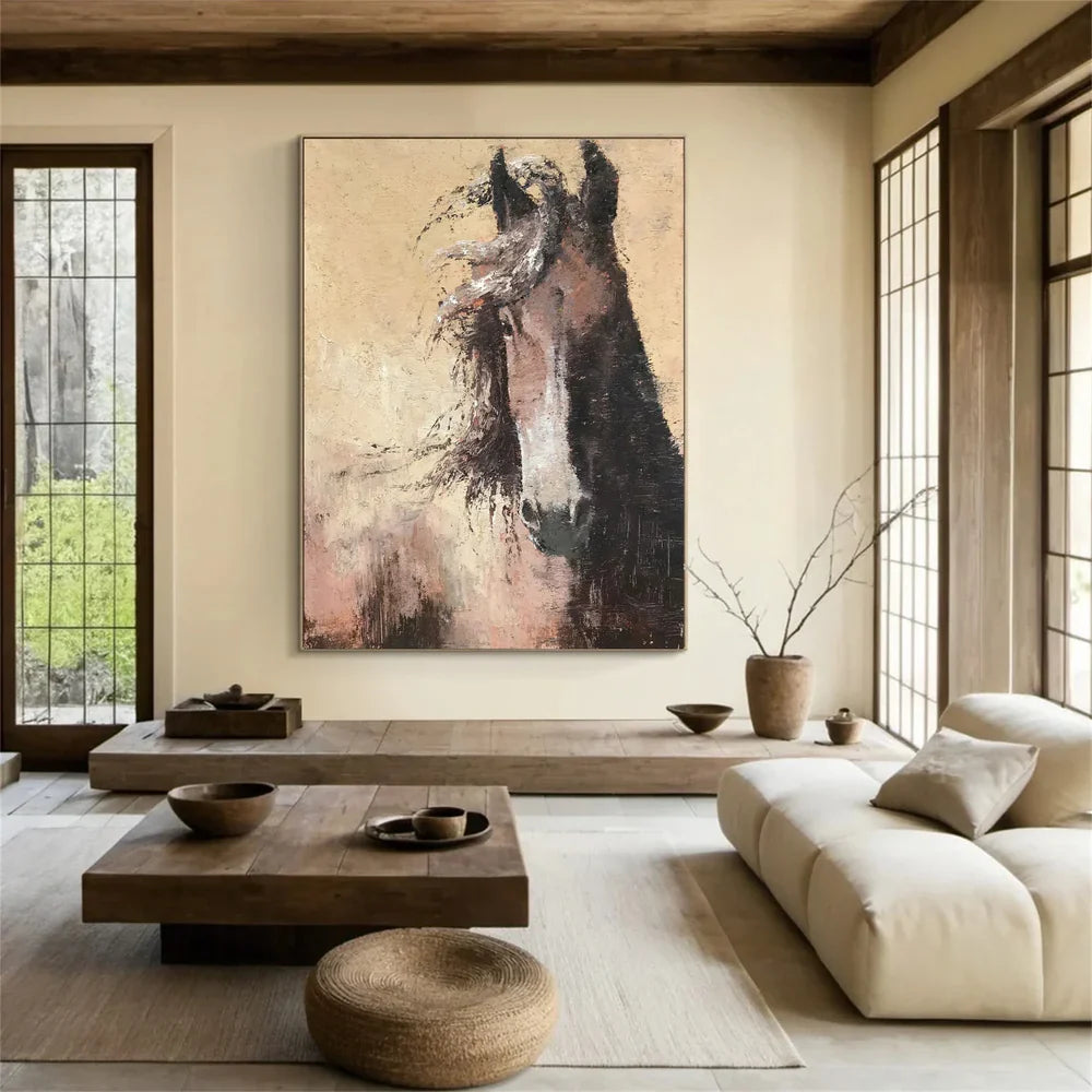 Abstract Horse Painting