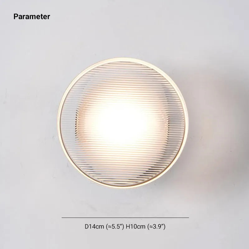 Arisha Modern Mini Bowl Metal Wall Lamp, Black/Gold - Neutralighting