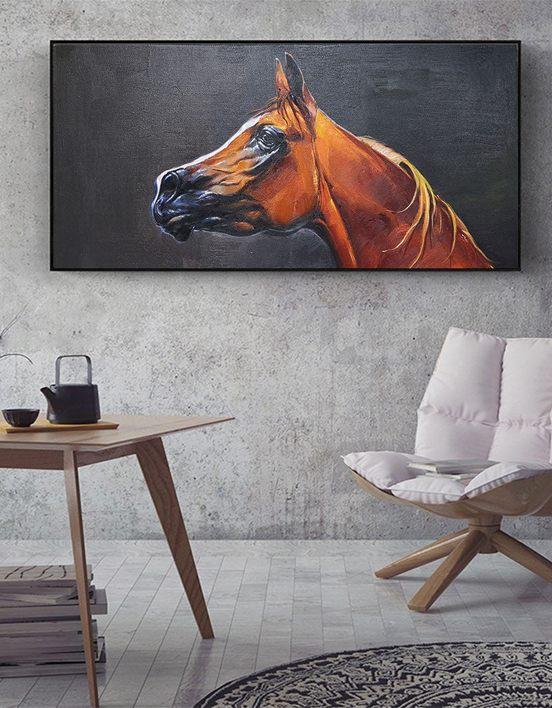 Brown Horse Painting ANH15 - Neutralighting