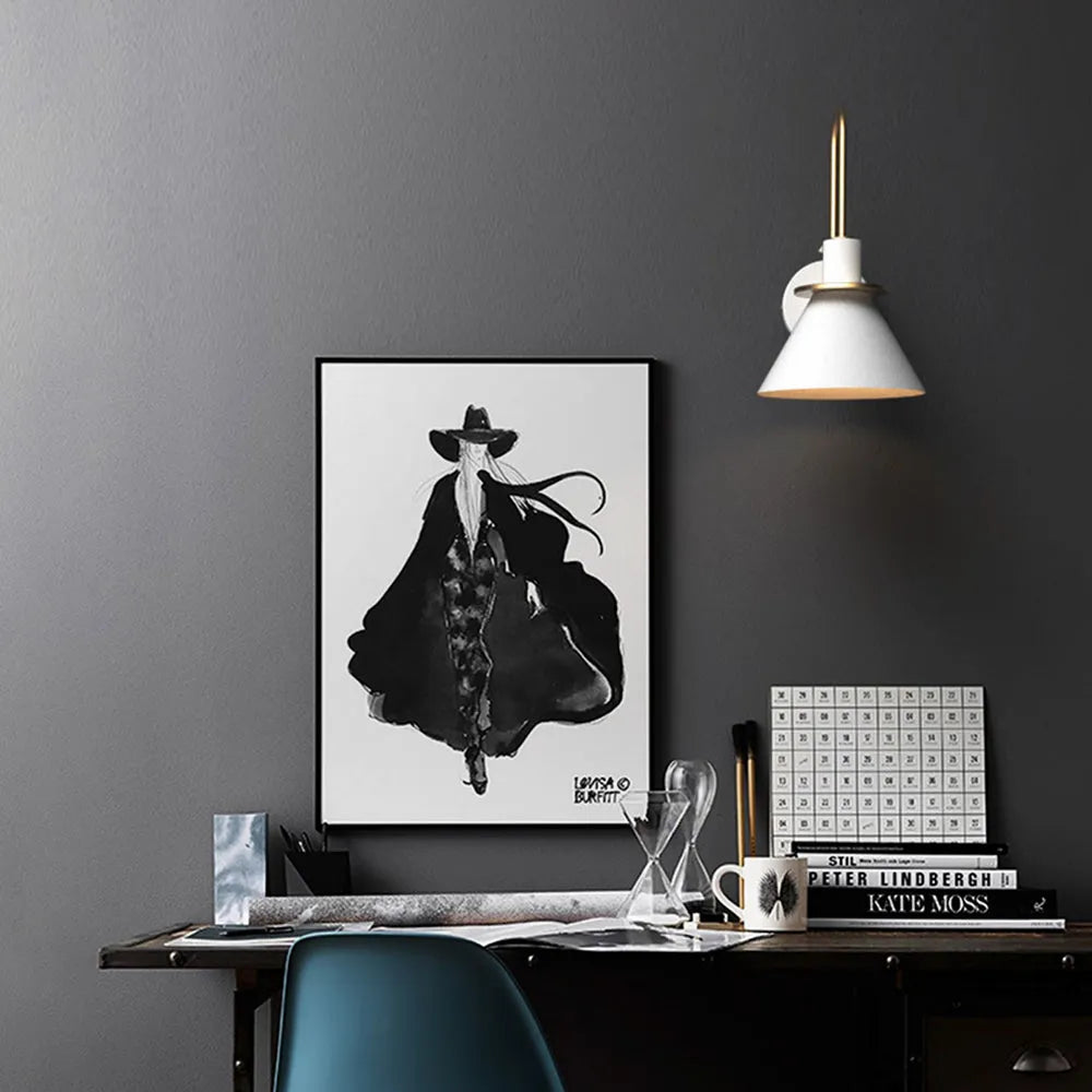 Valentina Vintage Horn Shape Metal Wall Lamp, Living room/Bedroom/Bathroom - Neutralighting