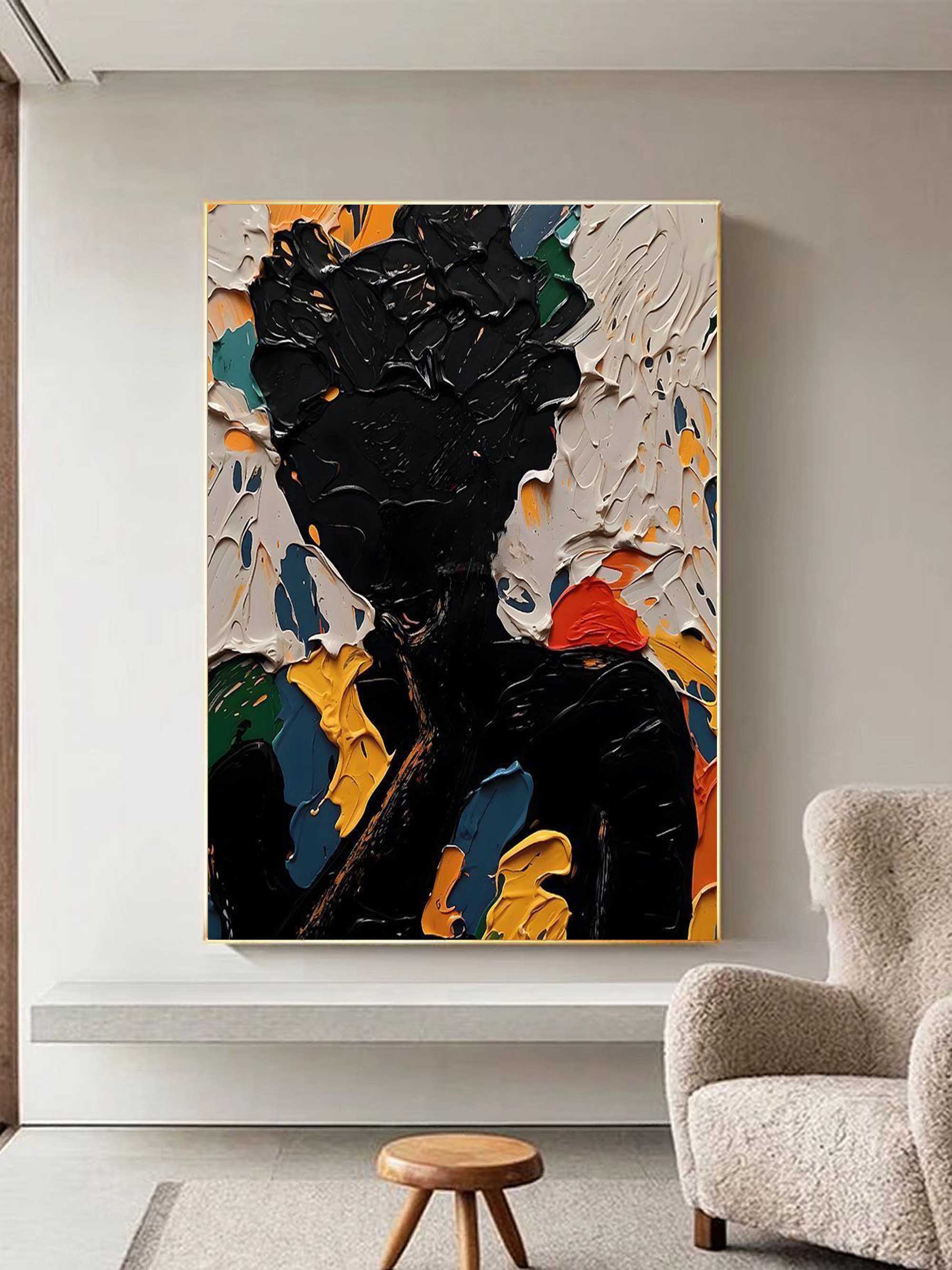 Maya Colorful Figure Painting - Letslighting