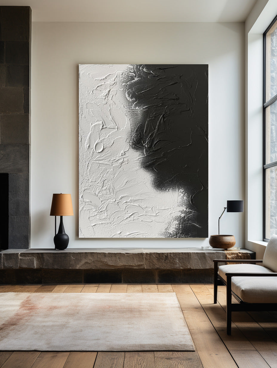 Wall Art Monochrome Blackwater