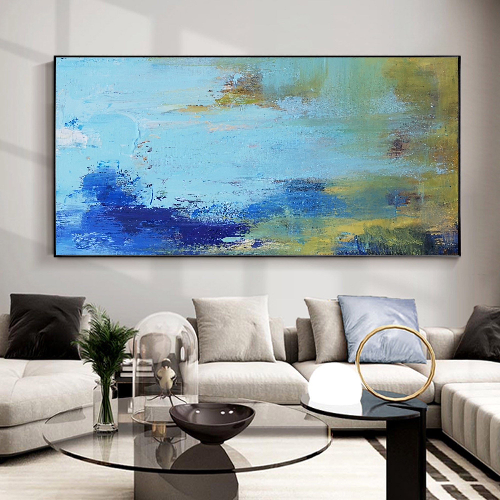 Abstract Seascape  Painting