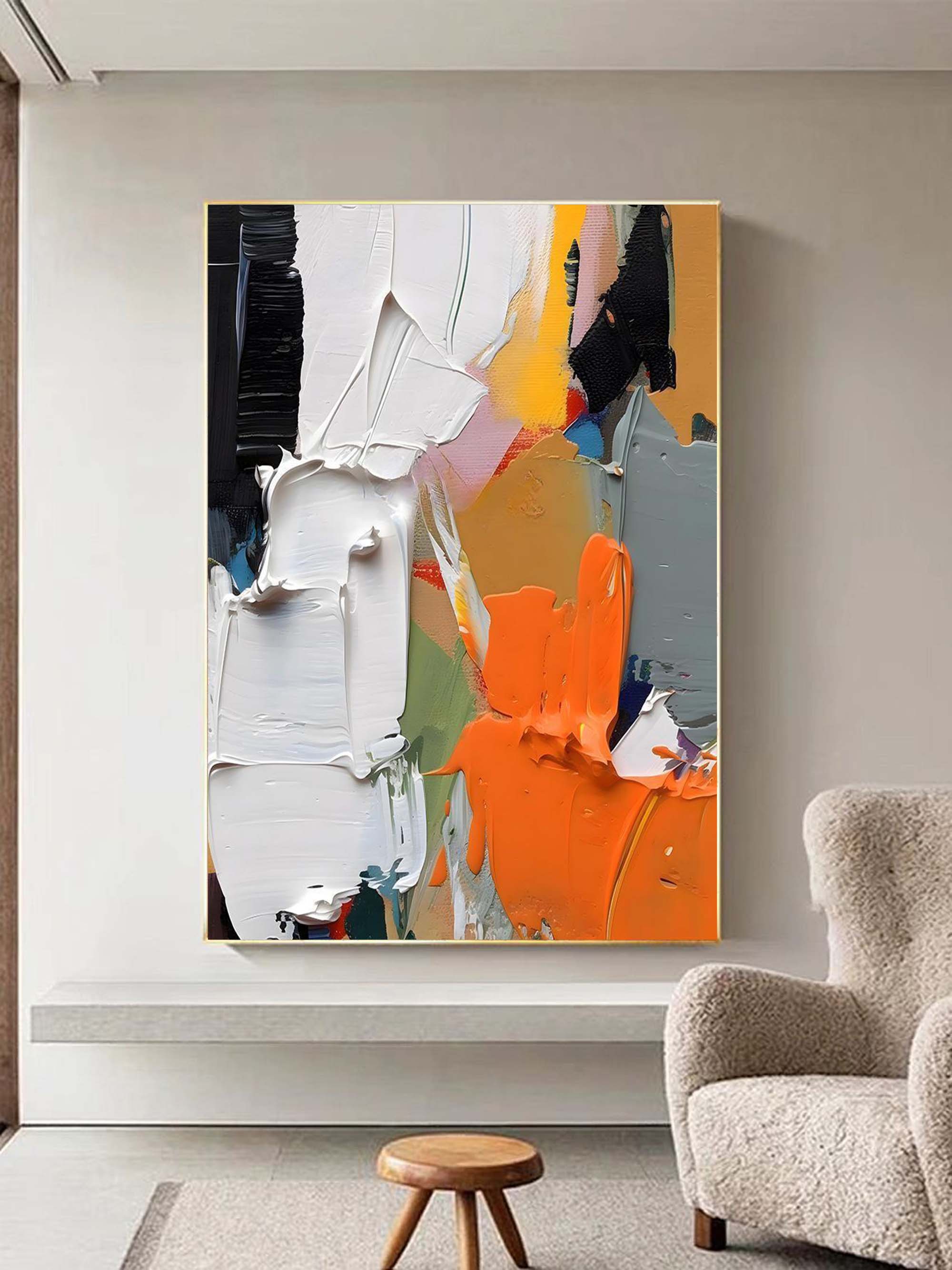 Wall Art Colorful Dynamic Dynamic Contemporary