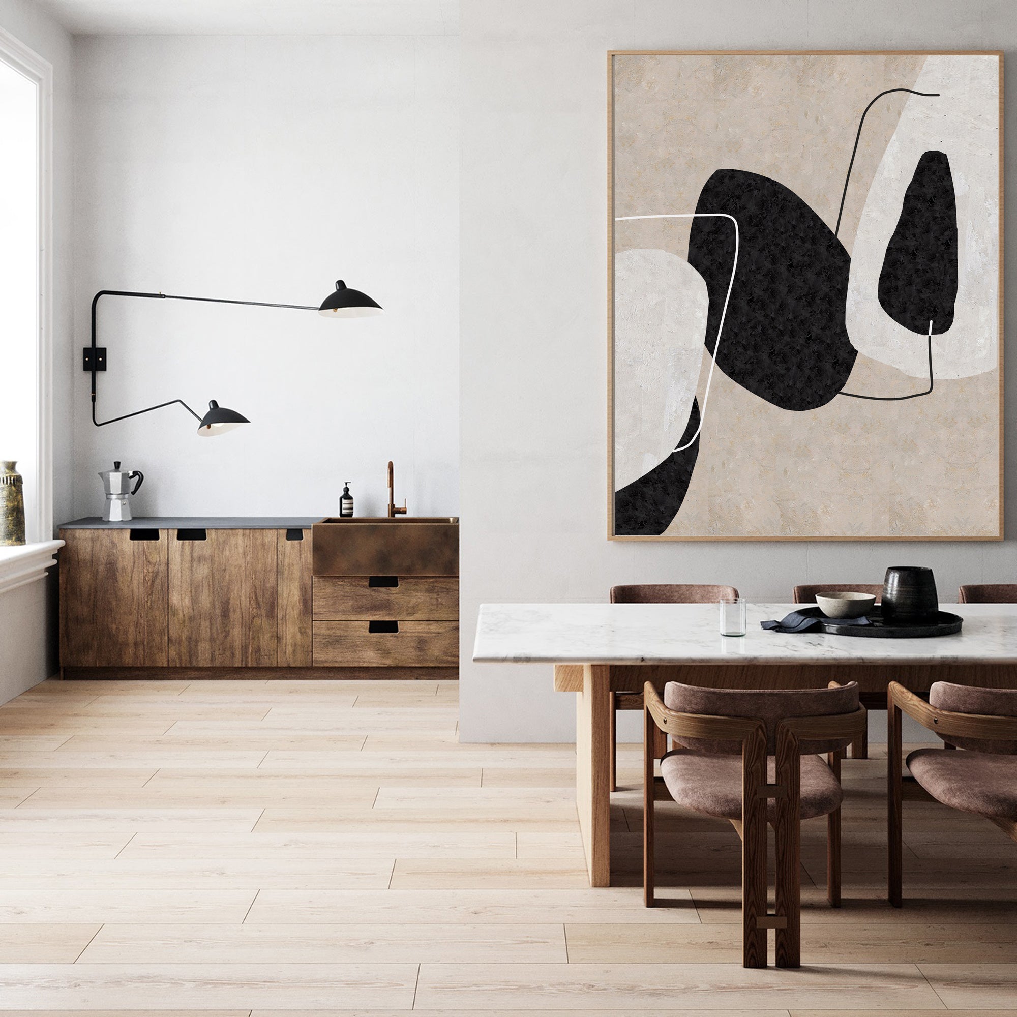 Modern Minimalist Painting ABAV26 - Neutralighting