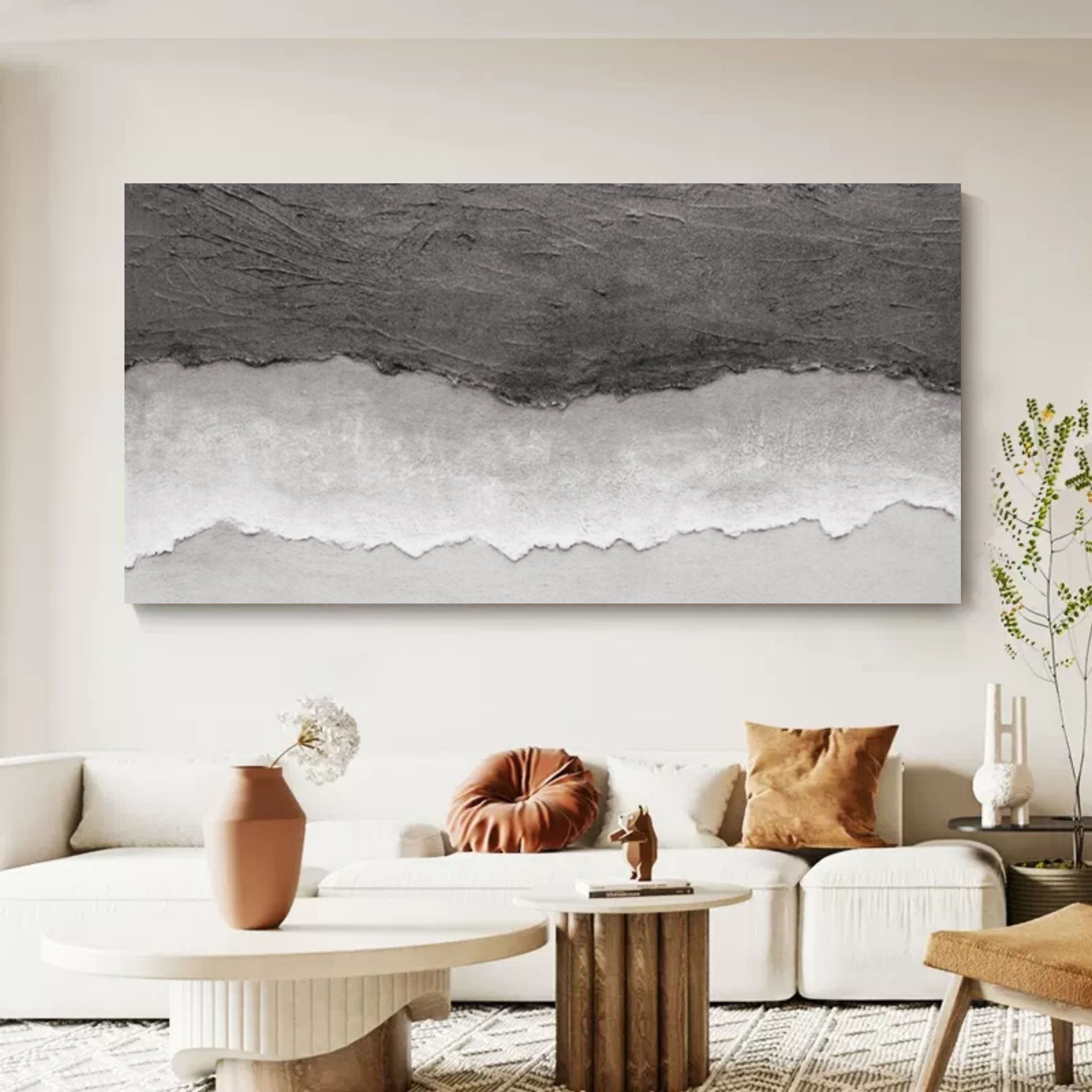 Plaster Art Texture Painting SG171 - Neutralighting