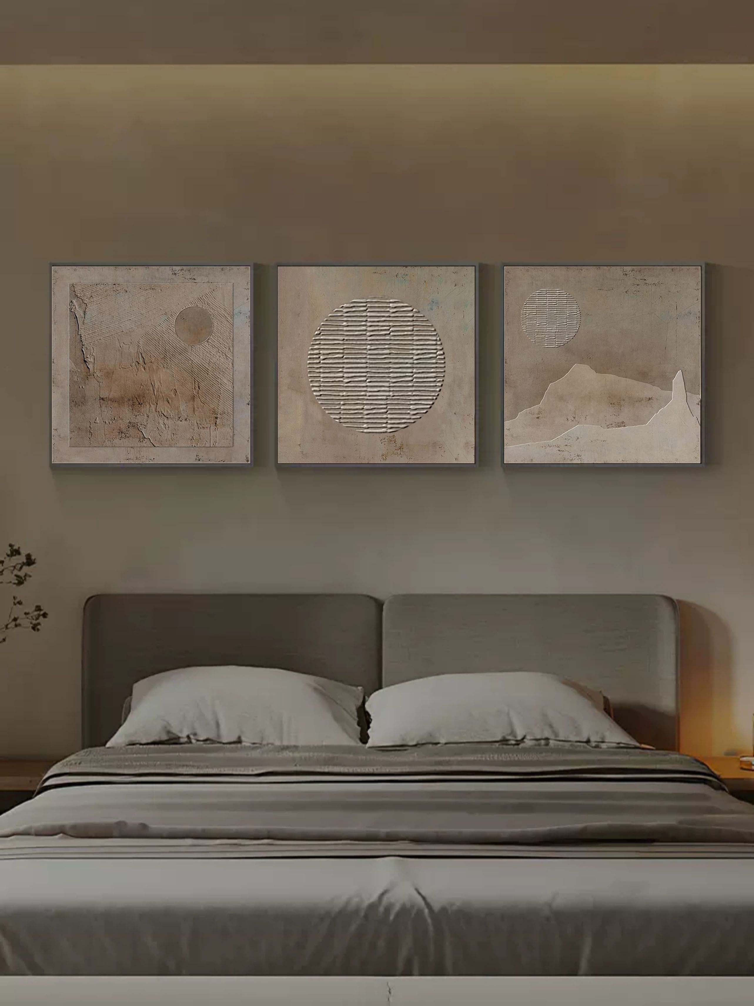 Abstract Painting Set Of 3 SP062 - Neutralighting