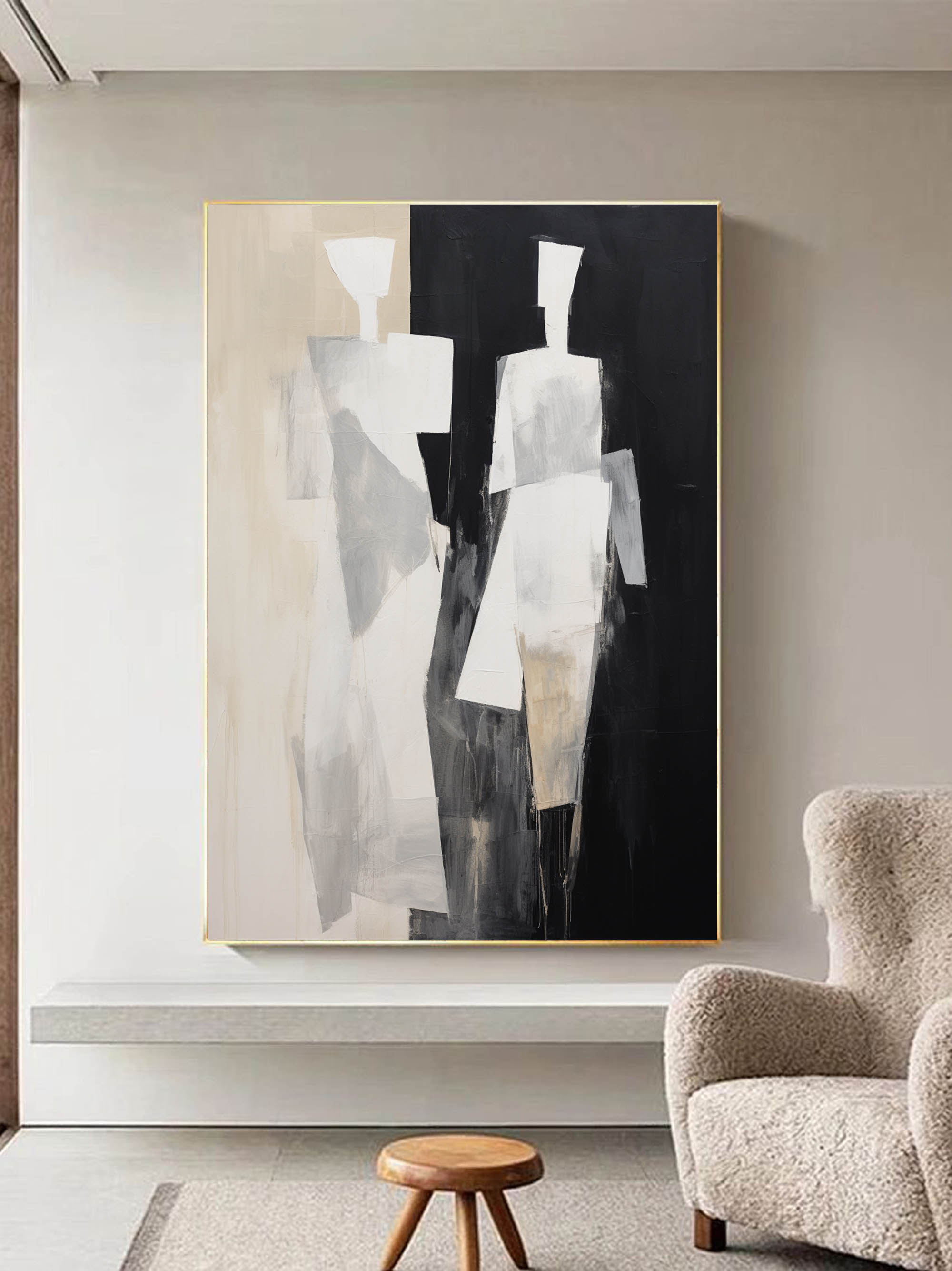Contemporary Minimalist Art MA001 - Neutralighting
