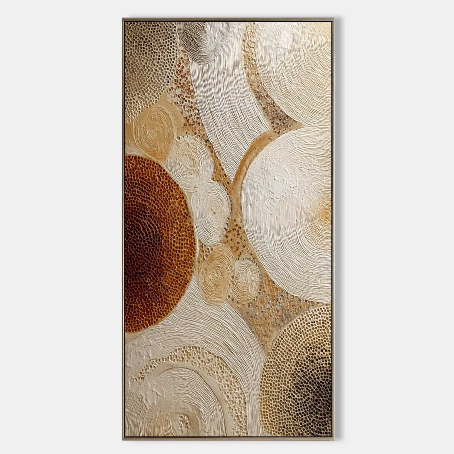 Wall Art Concentric Circle Texture Bohemian