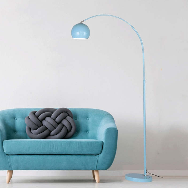 Mira Macaron Modern Fishing Arc Floor Lamp - Neutralighting