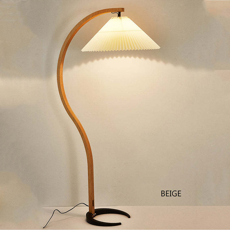 Muto Unique LED Floor Lamp, Wood/Metal, Living Room - Neutralighting