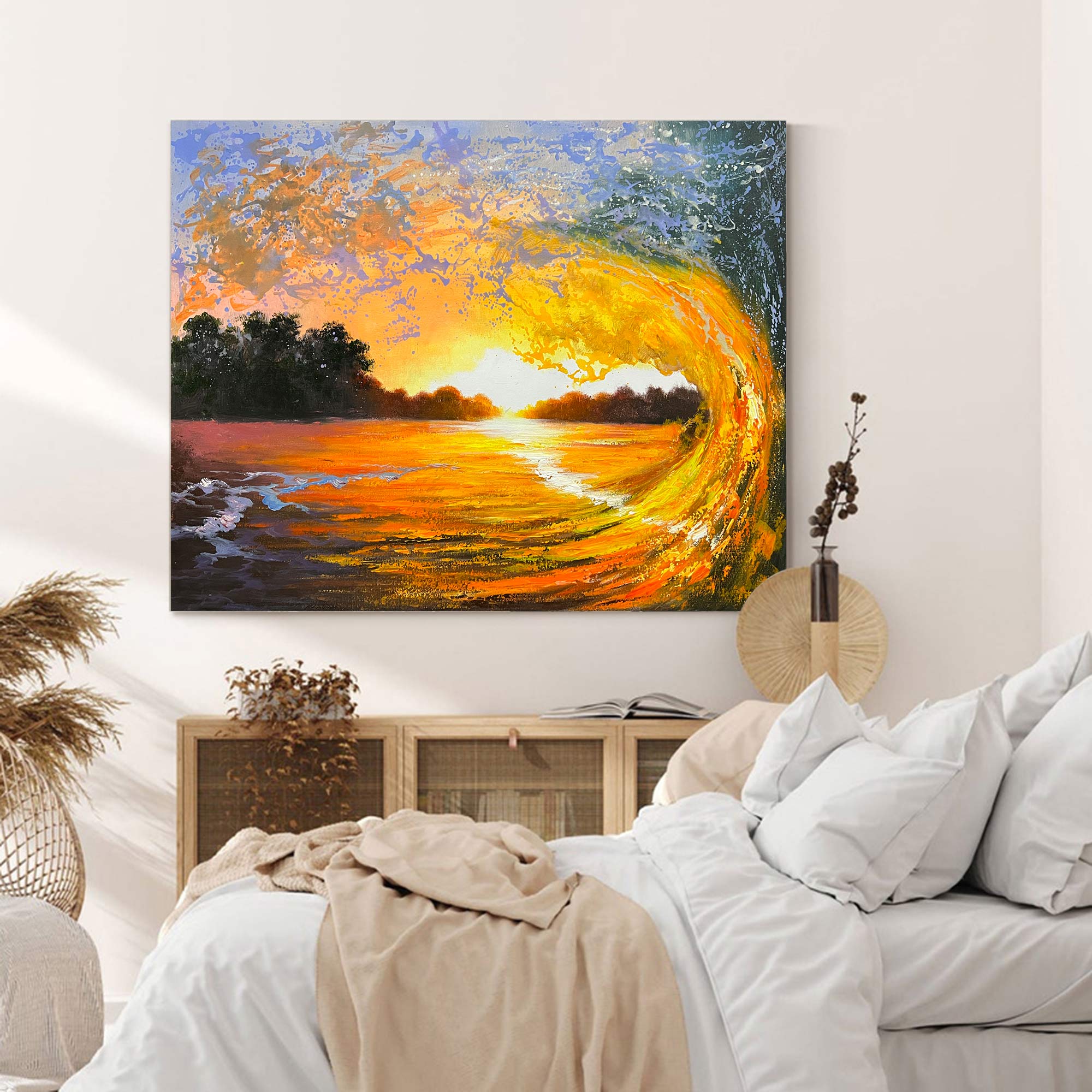 Marcelline Sunset Canvas Wall Art