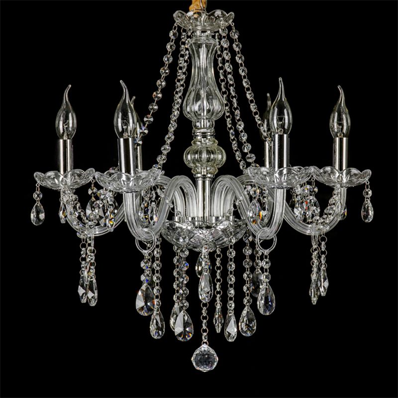 Silva Luxury Candlestick Clear Crystal Chandelier - Neutralighting