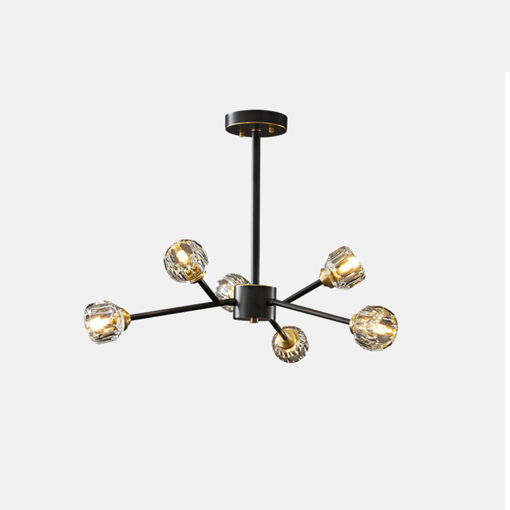 Valentina Modern Blown Metal Pendant Light, Gold - Neutralighting